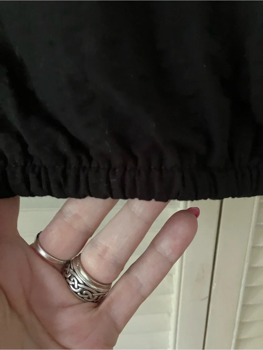 Torrid Size 1 (14-16) Seer Sucker Black Smocked Midi Two-Piece Skirt / Top Set - Picture 6 of 14